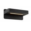 ATKIN - Nástenné svietidlo - LED 5W+USB port 25/14/11cm - čierna