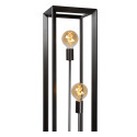 THOR - Stojaca lampa - 3xE27 H140cm - šedá