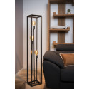 THOR - Stojaca lampa - 3xE27 H140cm - šedá