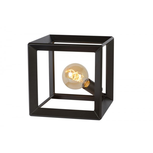 THOR - Stolová lampa - E27 25/25/25cm - sivá