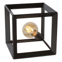 THOR - Stolová lampa - E27 25/25/25cm - sivá