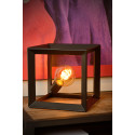 THOR - Stolová lampa - E27 25/25/25cm - sivá