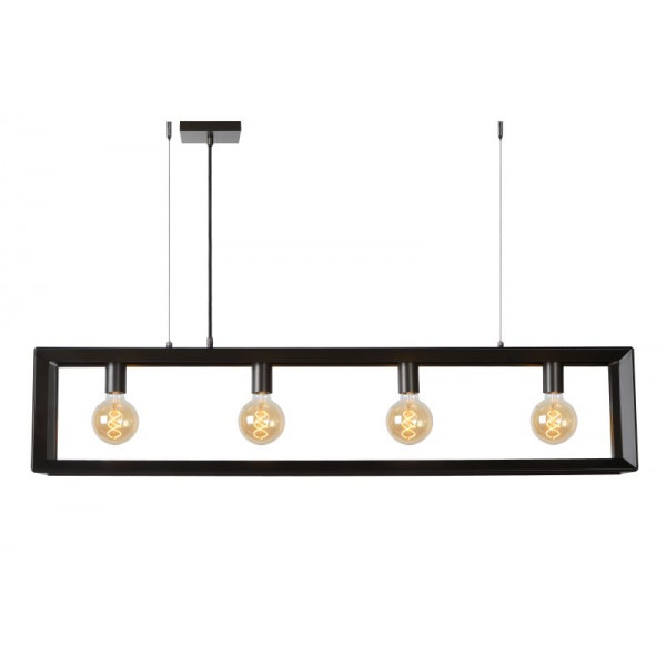 THOR - Závesné svietidlo - 4xE27 L120cm W13cm - sivá