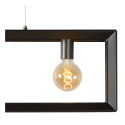 THOR - Závesné svietidlo - 4xE27 L120cm W13cm - sivá