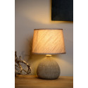 RAMZI - Stolová lampa - E14 H26cm - Hnedá