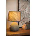 RAMZI - Stolová lampa - E14 H26cm - sivá
