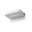 ATKIN - Nástenné svietidlo - LED 5W+USB port 25/14/11cm - biela
