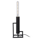 ZILDA - Stolová lampa - E27/40W L12 W12 H25cm - čierna