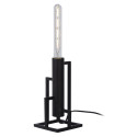 ZILDA - Stolová lampa - E27/40W L12 W12 H25cm - čierna