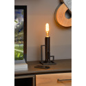 ZILDA - Stolová lampa - E27/40W L12 W12 H25cm - čierna