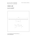 ONNO - Zrkadlové osvetlenie - LED 8W L40cm 3000K 560LM
