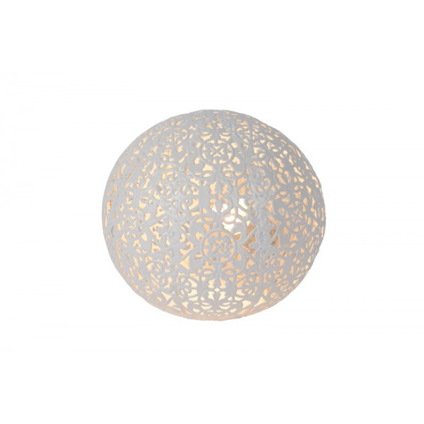 PAOLO - Stolová lampa - G9/28w excl Ø14.5cm - biela