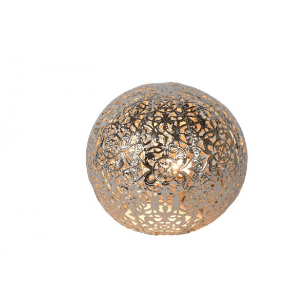 PAOLO - Stolová lampa - G9/28w excl Ø14.5cm - strieborná