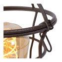ZYCH - Stolová lampa - E27 H29cm Ø14cm - hnedá