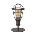 ZYCH - Stolová lampa - E27 H29cm Ø14cm - hnedá