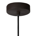 ZYCH - Závesné svietidlo - E27 H38cm Ø25cm - hnedá