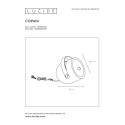 COPAIN - Stolová lampa - E27  H24cm 