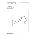 MIZUKO - Nástenné svietidlo - E14 H32cm - čierna
