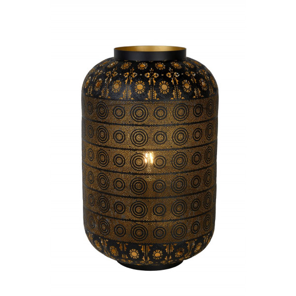 TAHAR - Stolová lampa - E27  / 39 H61cm - čierna