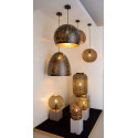 TAHAR - Stolová lampa - E27  / 39 H61cm - čierna