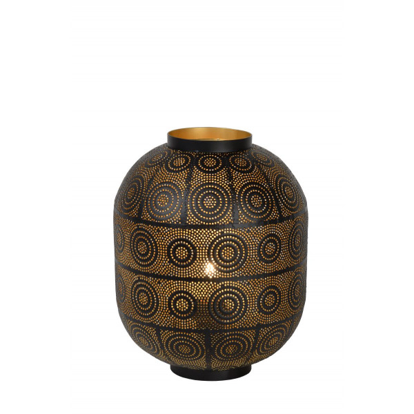 TAHAR - Stolová lampa - E27 25 H31cm - čierna