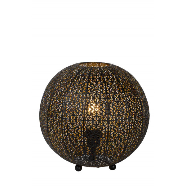 TAHAR - Stolová lampa - E27 / 34cm - čierna