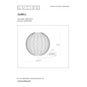 TAHAR - Stolová lampa - E27 / 34cm - čierna