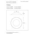 FOSKAL - Stropné svietidlo - LED 6W D21.5cm - Biela