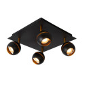BINARI - Stropný reflektor - LED 4x 5W 2700K  L34 W34 H14