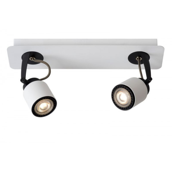 DICA LED - Stropný reflektor - 2xGU10/5W - biela
