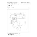 DICA LED - Stropný reflektor - 1xGU10/5W - biela