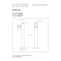 ARNE-LED - Osvetľovacie svietidlo - H50cm 1xGU10/5W 350LM 2700 14867/50/30