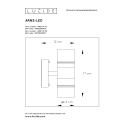 ARNE-LED - Nástenné svietidlo - 2xGU10/5W 14867/22/12