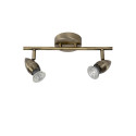 CARO-LED - Stropný reflektor - 2xGU10/5W L32 H12.5 old 13955/22/03