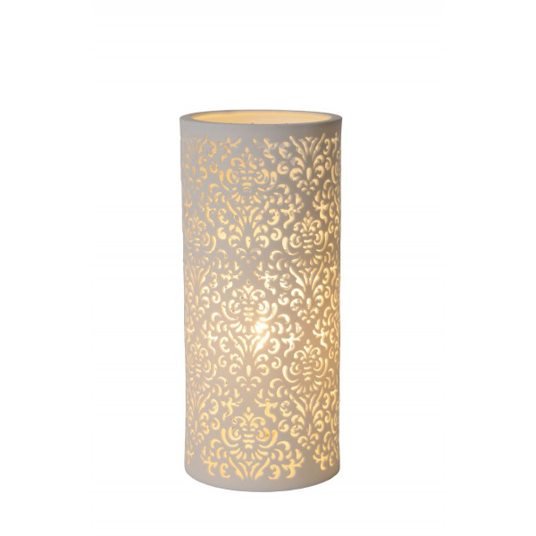 KANT - Stolová lampa - Ceramic - E14 H28 D12cm - biela