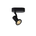 JASTER LED - Stropný reflektor - GU10/5W incl 320LM čierná