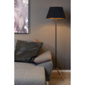 ALEGRO - Stojaca lampa - E27 D42cm H155cm - čierna