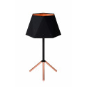 ALEGRO - Stolová lampa - E14 D32cm H57cm - čierna