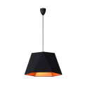 ALEGRO - Závesná lampa - E27 D42cm H25cm - čierna
