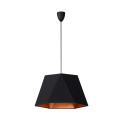 ALEGRO - Závesná lampa - E27 D42cm H25cm - čierna