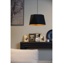 ALEGRO - Závesná lampa - E27 D42cm H25cm - čierna