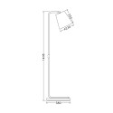 CONA - Stojace svetlo - E27 L38 W21 H140cm -Biela