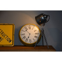 STUDIO - Stolná lampa - Ø 22,5 cm - E14 - šedá liatina