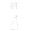 STUDIO - Stolná lampa - Ø 22,5 cm - E14 - šedá liatina