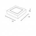 BRICE-LED - Stropné svietidlo - Dimmable 8W