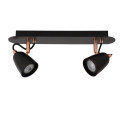 RIDE-LED - Stropný reflektor - 2xGU10/5W incl 3000K Red C