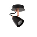 RIDE-LED- Stropný reflektor - GU10/5W incl 3000K Red Cop