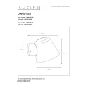 DINGO - Nástenné svietidlo - LED GU10/4.5W IP44 - Biela