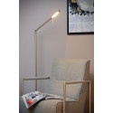 BERGAMO-LED - Stojaca stmiev. lampa - 6W 3000K 600LM Satin chrome