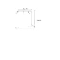 BERGAMO-LED Desk Lamp 6W 3000K 400LM Whi